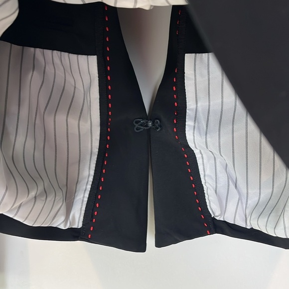 Alice + Olivia Employed Black Blazer Jacket Modern Cut Size Small - Picture 6 of 7